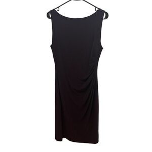 Lauren Ralph Lauren Purple Ruched Sheath Dress Size 10